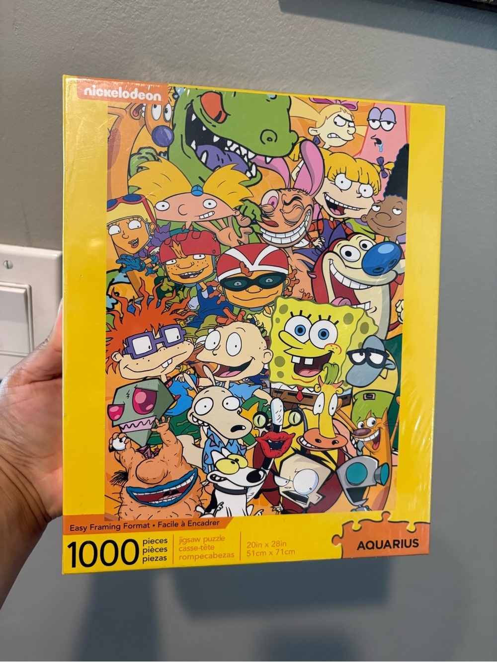 AQUARIUS Nickelodeon 90s TV Show 1000 Piece Jigsaw Puzzle Sealed New